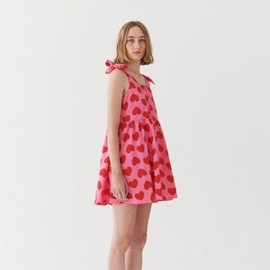Lazy Oaf Heart Repeat Tie Dress